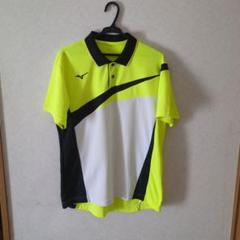 Mizuno 蛍光イエロー 半袖ポロシャツ M