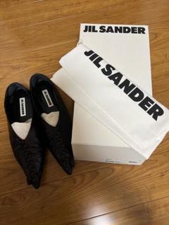 即日発送⭐︎新品未使用⭐︎JIL SANDER バレリーナシューズ 37 ブラック 8/15～18限定・最大2万円OFFクーポン配布中】JIL SANDER ジル