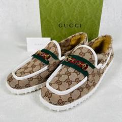 グッチ GUCCI シューズ SAN LUIS ローファー GG柄 27cm