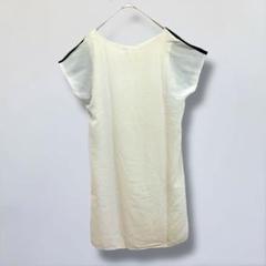 ルスーク LE SOUK カットソー ワンピース 【M】 前後生地切り替え 半袖