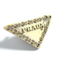 PRADA アイボリー ストーン付きバレッタ 2025年最新】プラダ バレッタの人気アイテム - メルカリ