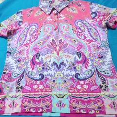極美品✨ETRO ペイズリー 柄 ポロシャツ 総柄 マルチカラー 40 極美品✨ETRO ペイズリー 柄 ポロシャツ 総柄 マルチカラー 40