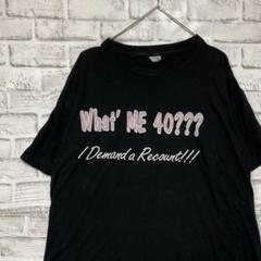 USA製90sヴィンテージTシャツ！シングルステッチブラック古着レディースL79