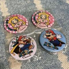 スーパーマリオワールド　任天堂　ニンテンドー　ピーチ姫　缶バッジ　缶バッチ