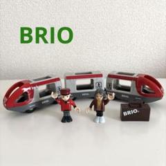 (11) BRIO ブリオ　赤　トラベルトレイン　新幹線　電車　お人形　かばん