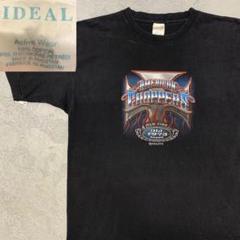 7WD65 AMERICAN CHOPPERS 両目プリント 大判 tシャツ