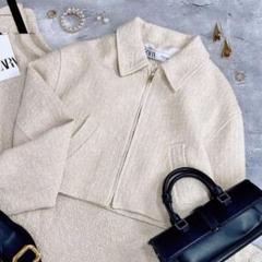 ZARA ストラクチャー ボンバー ジャケット S 新品 完売 新作