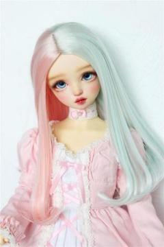 AS26 BJD 1/3 人形 ドール　用ウィッグ カツラ 耐熱 ハンドメイド