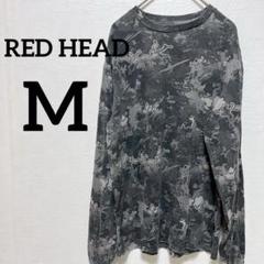 RED HEAD【Ｍ】カモフラージュ柄 長袖Tシャツ メンズ レディース