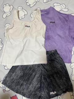 FILA 女の子用 水着・3点セット