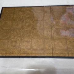 四曲り小箔屏風 金屏風 22cm