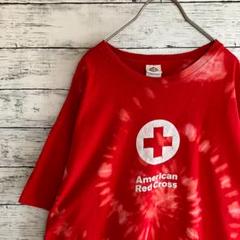 古着 American Red Cross レッドクロス Tシャツ 赤 XL