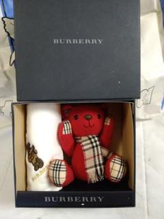 バーバリー　ぬいぐるみ　ハンカチ レア／BURBERRY ぬいぐるみ&タオルハンカチ箱入りセット新品