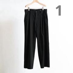 パンツ ANCELLM CUT OFF SLIT TUCK SLACKS BLACK 3 ancellm_official aw24 launch 7.13 sat - CUT OFF SLIT TUCK