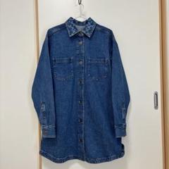 COACH デニムジャケット ワンピースブルー COACH デニムジャケット ワンピースブルー - メルカリ
