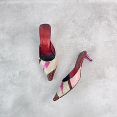 Vintage Miu Miu leather mules