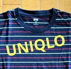 UNIQLO　メンズ　ストライプ 半袖Tシャツ