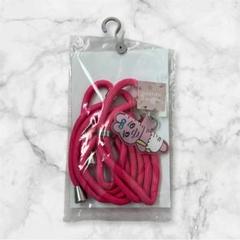 おぱんちゅうさぎ スマホショルダーストラップ ピンク iPhone アクセサリー