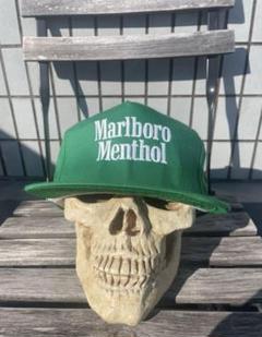 USA製Marlboro MentholキャップVINTAGEグリーン企業タバコ