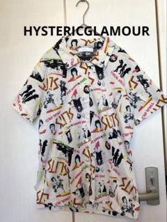 ヒステリックグラマー　THE SLITS/TYPICAL GIRLS総柄シャツ