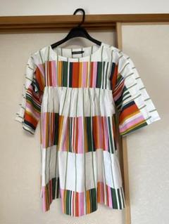ゆず 　　　　　　　　marimekko ロッキ 半袖チュニック 【M】 クロージング | Marimekko (マリメッコ) 日本公式オンラインストア