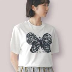 ミナペルホネン 30周年 羽花 Tシャツ ホワイト Mサイズ 新品未使用 ミナペルホネン 30周年 羽花 Tシャツ ホワイト Mサイズ 新品未