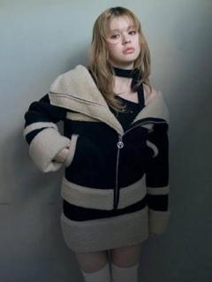 新品タグ付きandmary Gigi mouton jacke skirt - メルカリ