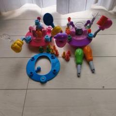 廃盤 アンパンマン くみたてDIY ねじねじ ドキン バイキン UFO