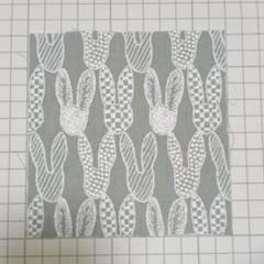 ミナペルホネン　ハンドメイド☆バッグ&ミラーpomppiaポンピア新品未使用 ミナペルホネン ハンドメイド BOXタイプボディバッグ ポンピア