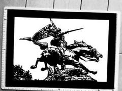 ハンドメイド切り絵65　彫像風