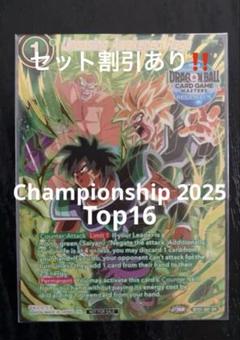 ドラゴンボール超カードゲーム　海外 英語 大会　非売品　top 16 ブロリー ドラゴンボール超カードゲーム 海外 英語 大会 非売品 top 16