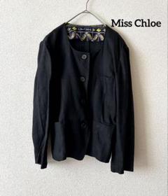 【美品】Chloe クロエ フォーマル　ノーカラージャケット 楽天市場】クロエ ノーカラージャケットの通販