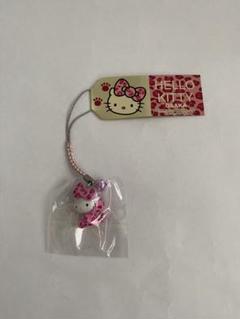 ハローキティ 大阪限定 ピンクヒョウ柄 根付 - メルカリ