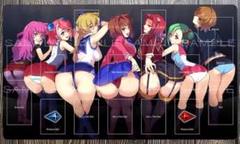 未使用新品 遊戯王 カード プレイマット サプライ ヒロイン 女の子