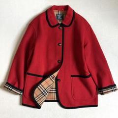 【美品】Burberrys ピーコート カシミア混 ダブルフェイス １５号