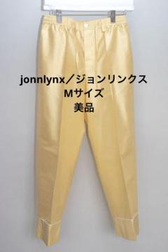 jonnlynx ジョンリンクス　 ストライプタックパンツ グレー 34 2025年最新】ジョンリンクス スラックスの人気アイテム - メルカリ