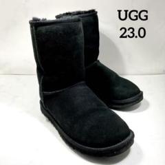 166✨人気✨UGG Australia ムートンブーツ　黒　スエード　23cm