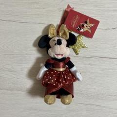 【新品/未使用】ディズニーストア プラッシュキーチェーン ミニー