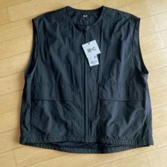 ユニクロC UNIQLOC　フルジップベスト　ブラック　XXL ユニクロ公式 | フルジップベスト