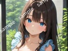 オリジナル　美少女　タペストリー　バスタオルのサムネイル