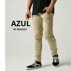 AZULBYMOUSSY　ジャージ裾ZIPパンツスウェット　丈長ジョグパンツ　L