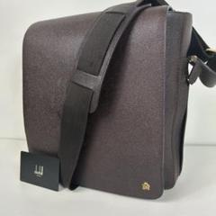 未使用級】Dunhill ダンヒル 現行ロゴ メッセンジャーバッグ