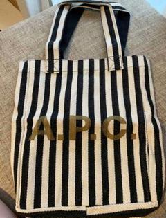A.P.C トートバッグ ストライプ ベージュ プリントロゴ. 2025年最新】a.p.c. トートバッグ ストライプの人気アイテム