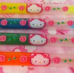 キティ　ローズ　薔薇　2001　蛍光ペン　カラーペンセット　サンリオ