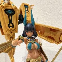 【組立＆一部塗装済】ダークアドヴェント_アイシス_DX Ver._プラモデル 組立＆一部塗装済】ダークアドヴェント_アイシス_DX Ver._