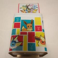 ポケモンデザイン缶セット空き缶　ブイズ　マリオ　ピカチュウ フエン ポケモン - ポケモンデザイン缶セット空き缶 ブイズ マリオ