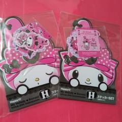 マイメロ一番くじ　特賞　トートバッグ　ステッカーバッチまとめ売り マイメロ マイメロディ 一番くじ トートバッグ バッグ 鞄 - メルカリ