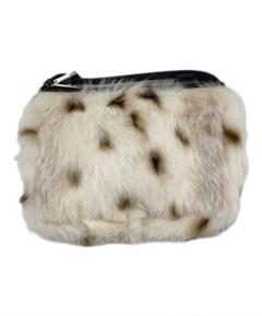 美品　希少　ヤマネコ　山猫　毛皮コート　フォックスファー　12号 美品希少ヤマネコ山猫毛皮コートフォックスファー12号