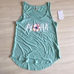 ripcurl×goldfishKissコラボ ALOHAタンクトップ グリーン