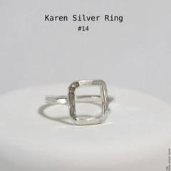 s-RI025] Karen Silver Ring カレン リング 14号 - メルカリ